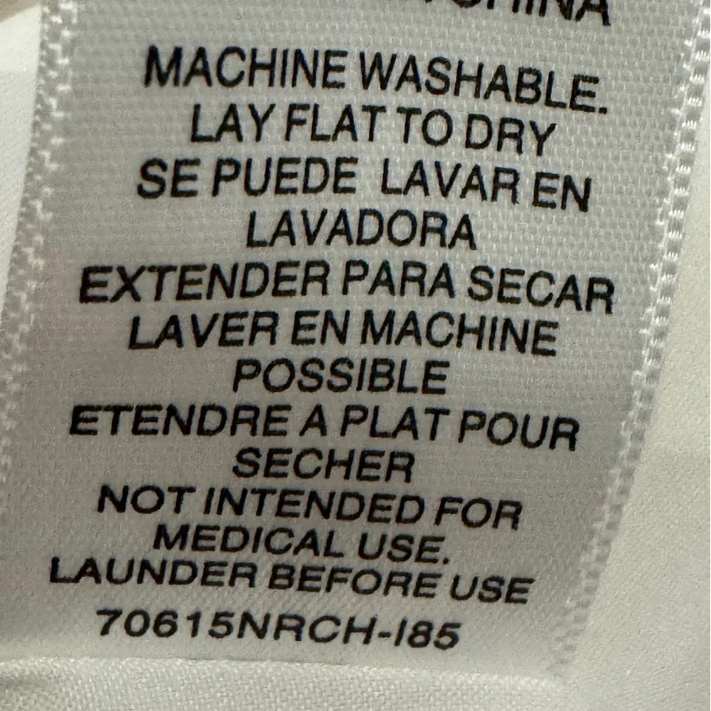 Wayf Cream 3/4 Sleeve Tie-Front Crop Blouse Size L - Picture 5 of 9